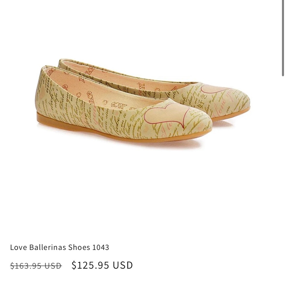 Goby ballerina flats